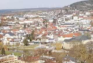 blick über Bad Kissingen